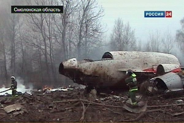 Polish President Lech Kaczynski died in plane crash, Smolensk, Russia