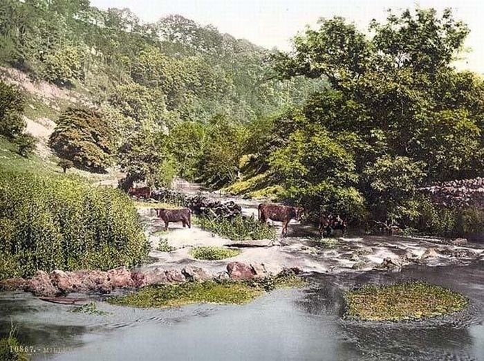 History: Color photographs of old England, United Kingdom