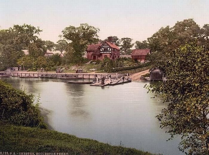 History: Color photographs of old England, United Kingdom