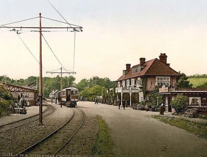 History: Color photographs of old England, United Kingdom