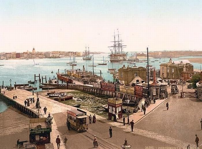 History: Color photographs of old England, United Kingdom