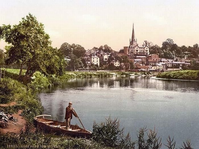 History: Color photographs of old England, United Kingdom