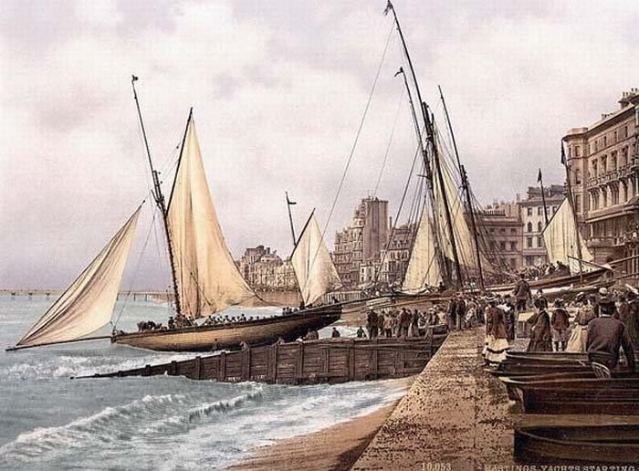 History: Color photographs of old England, United Kingdom