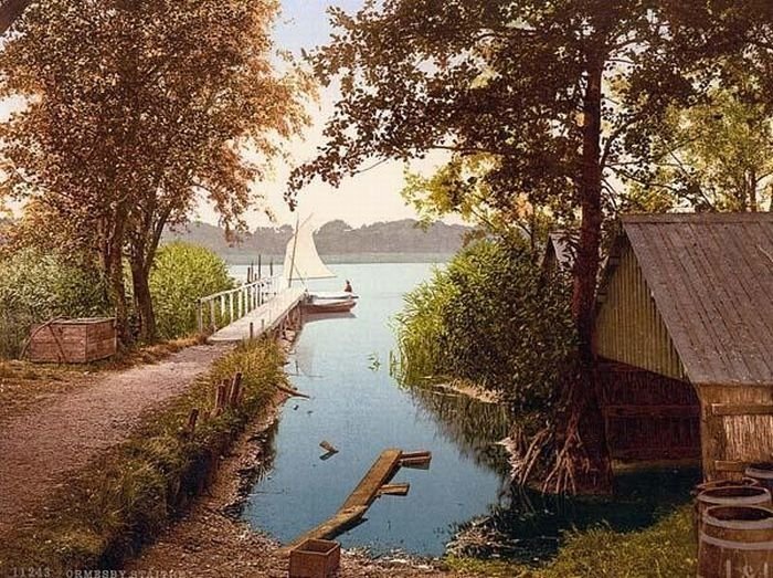 History: Color photographs of old England, United Kingdom