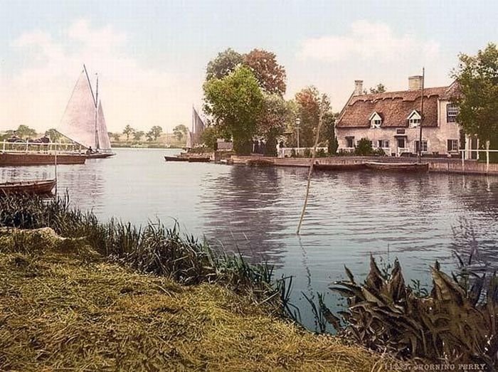 History: Color photographs of old England, United Kingdom