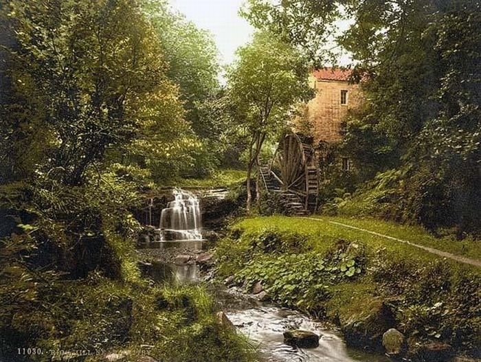 History: Color photographs of old England, United Kingdom