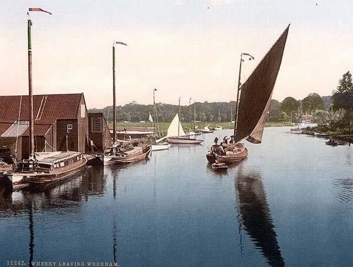 History: Color photographs of old England, United Kingdom