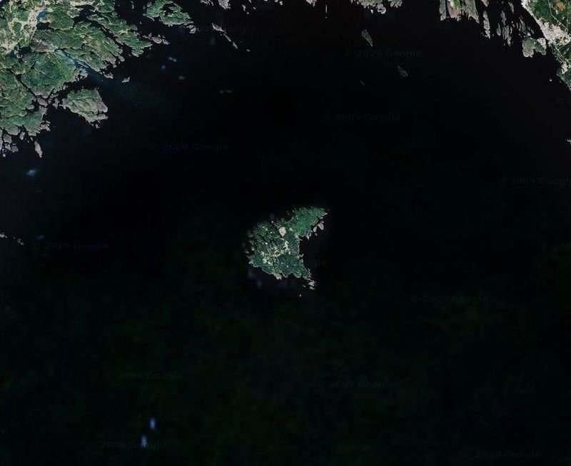 Interesting places on Google Earth