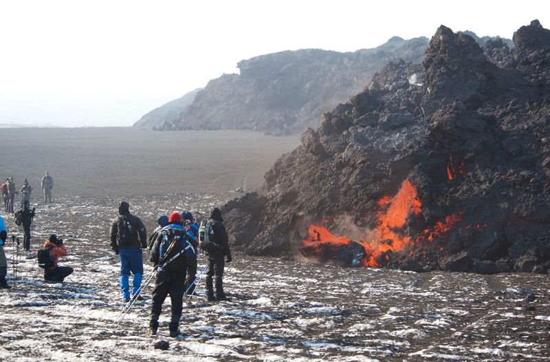 The Eruption of Eyjafjallajökull volcano, Skógar, Mýrdalsjökull, Iceland