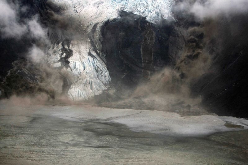 The Eruption of Eyjafjallajökull volcano, Skógar, Mýrdalsjökull, Iceland