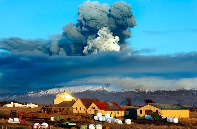 Country of volcanoes, Iceland