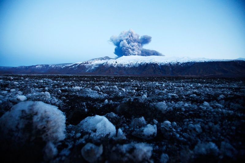 Country of volcanoes, Iceland