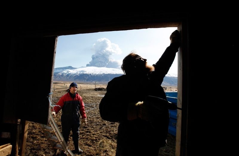 Country of volcanoes, Iceland