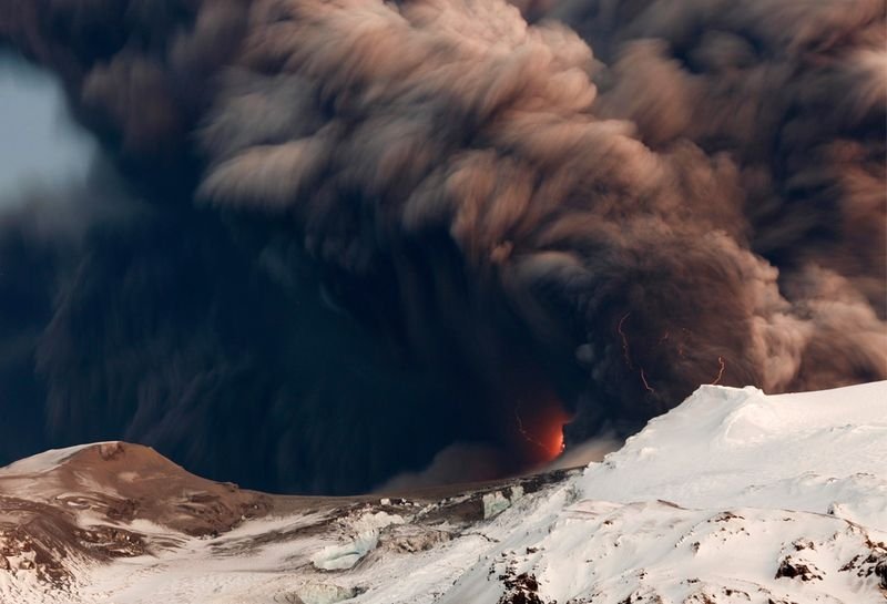 Country of volcanoes, Iceland