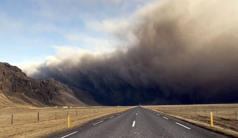 Country of volcanoes, Iceland