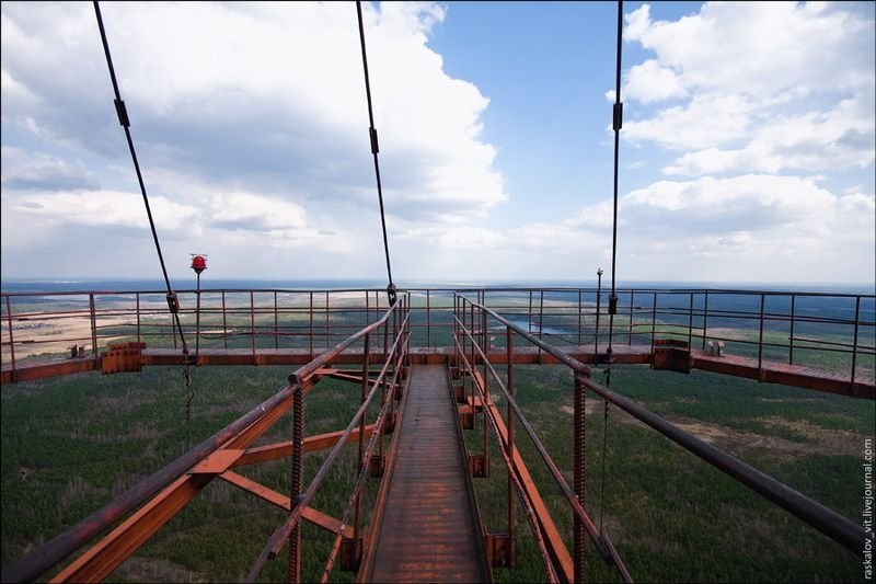 Views of Moscow region from tower, Russia