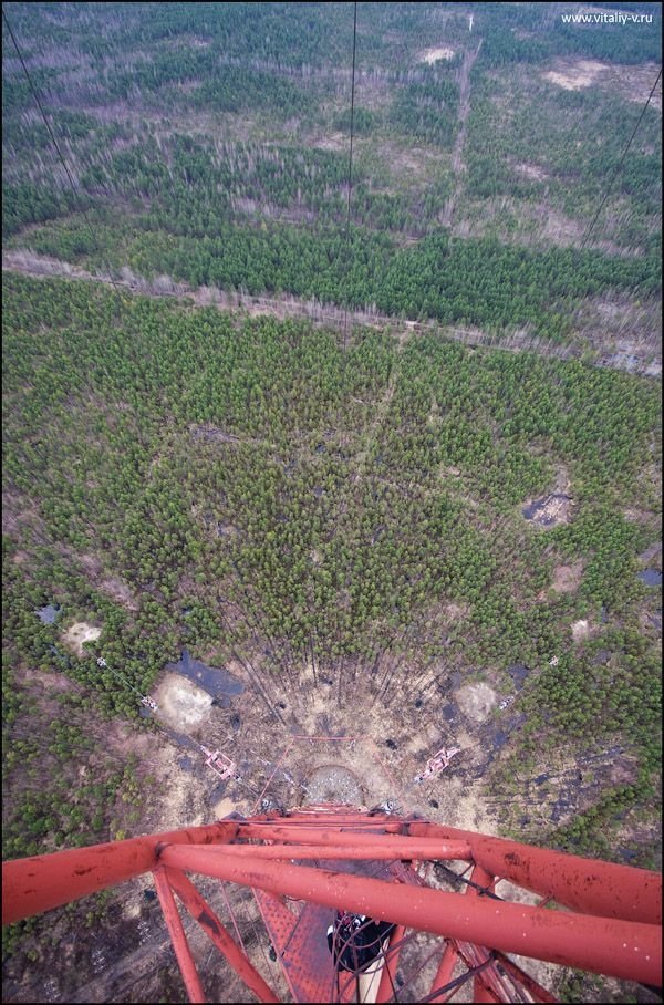 Views of Moscow region from tower, Russia