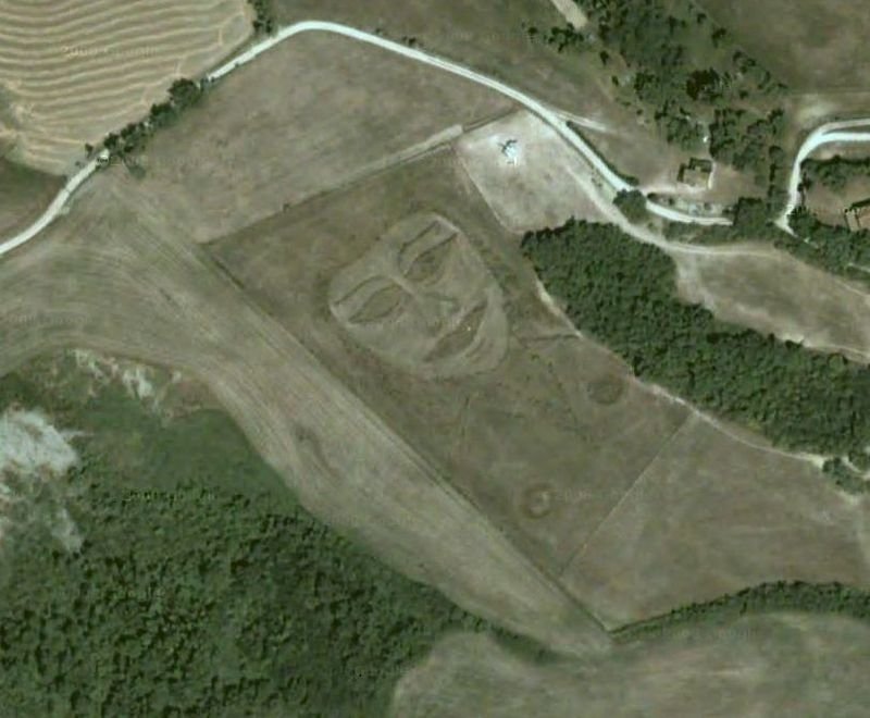 Interesting places on Google Earth