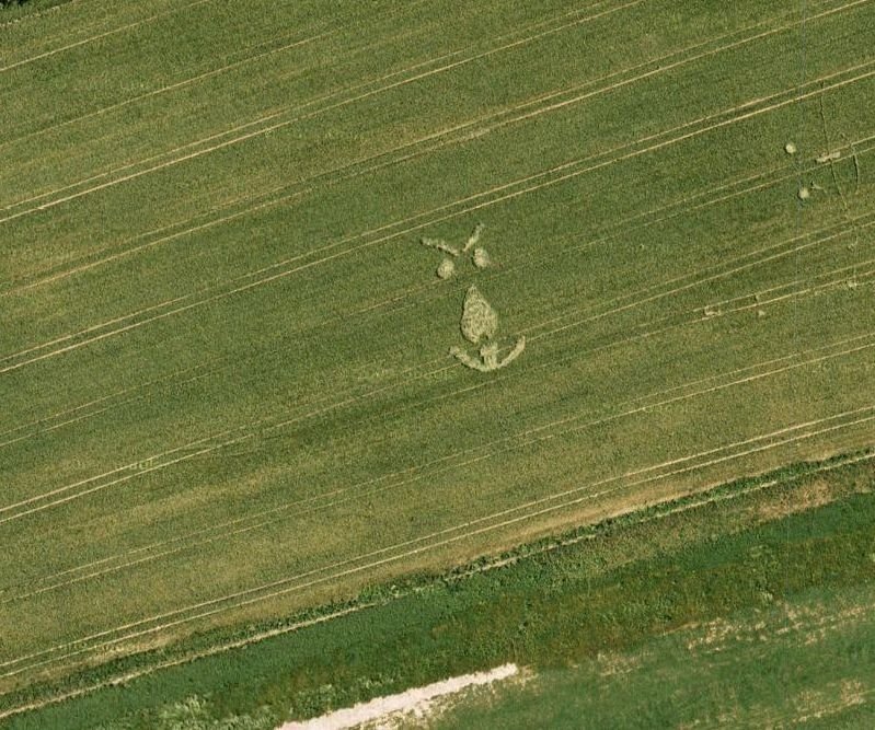 Interesting places on Google Earth