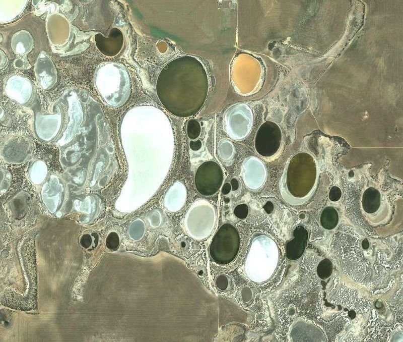 Interesting places on Google Earth