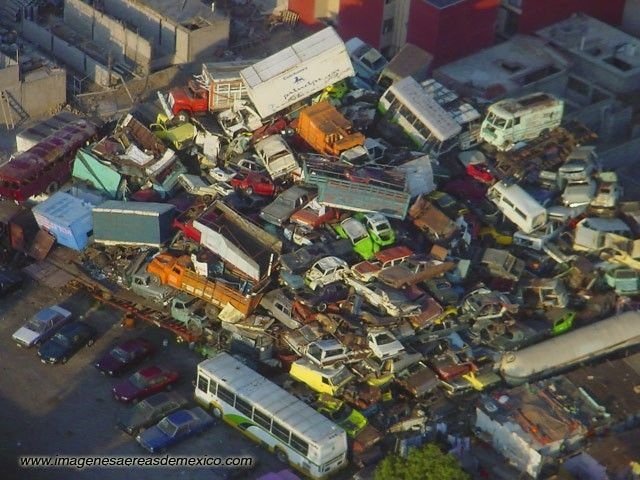 Aerial photography of Mexico City, Mexico