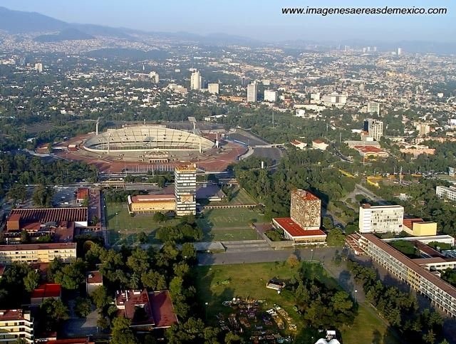 Aerial photography of Mexico City, Mexico