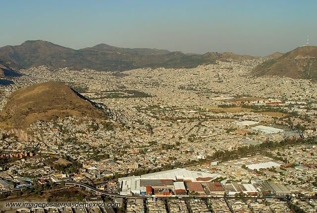 Aerial photography of Mexico City, Mexico