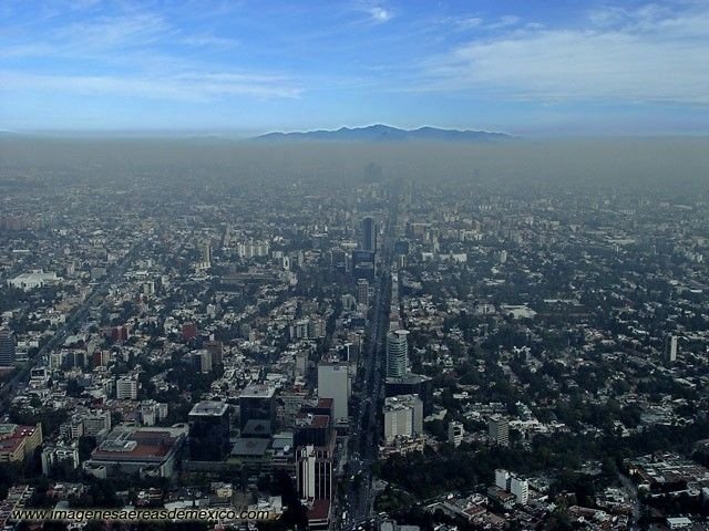 Aerial photography of Mexico City, Mexico