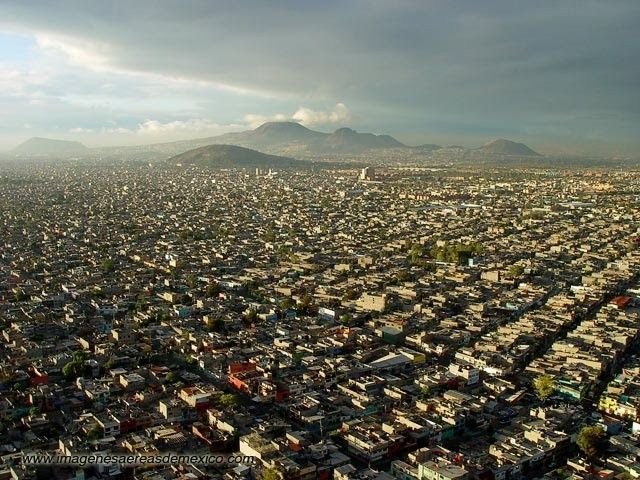 Aerial photography of Mexico City, Mexico