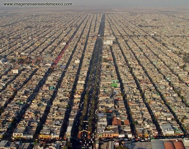 Aerial photography of Mexico City, Mexico