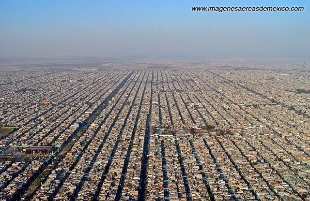 Aerial photography of Mexico City, Mexico