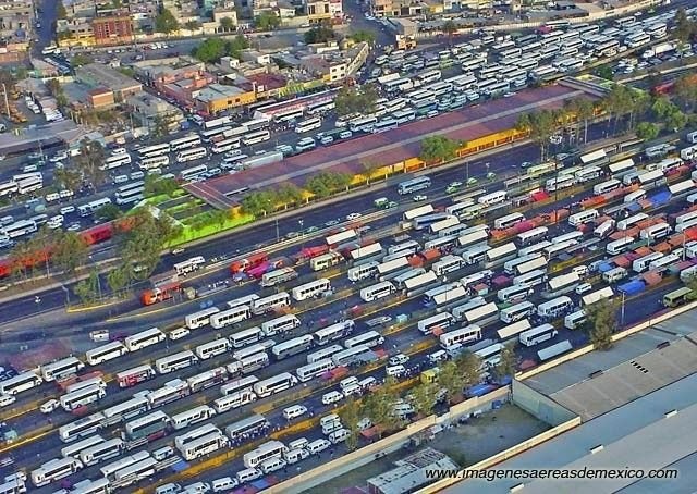Aerial photography of Mexico City, Mexico