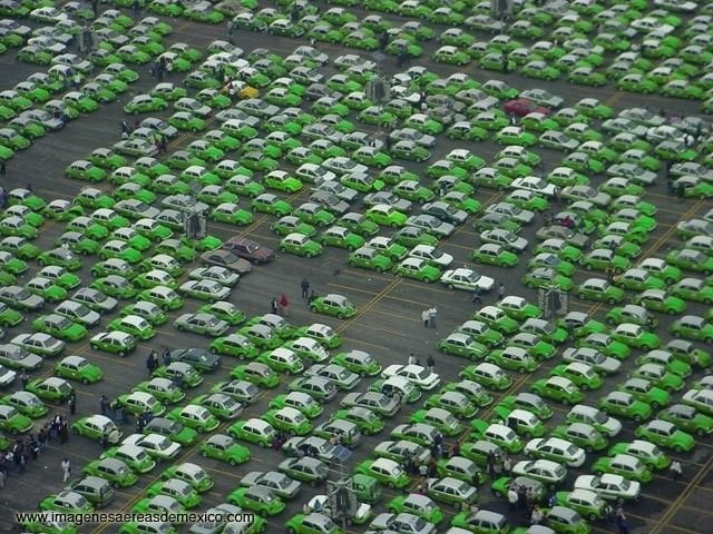 Aerial photography of Mexico City, Mexico