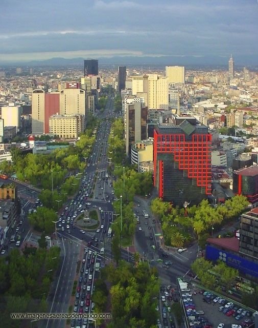 Aerial photography of Mexico City, Mexico