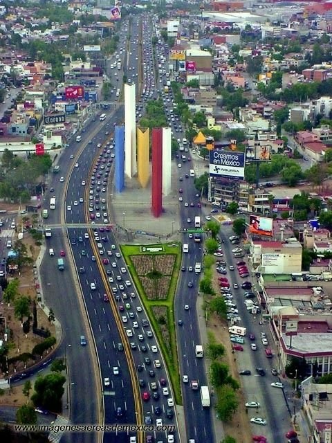 Aerial photography of Mexico City, Mexico