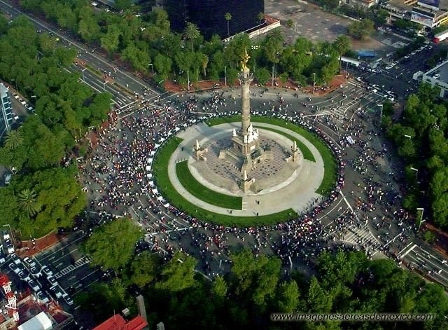 Aerial photography of Mexico City, Mexico