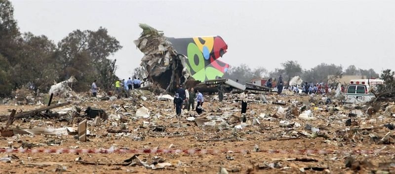 Plane crash in Tripoli, Libya