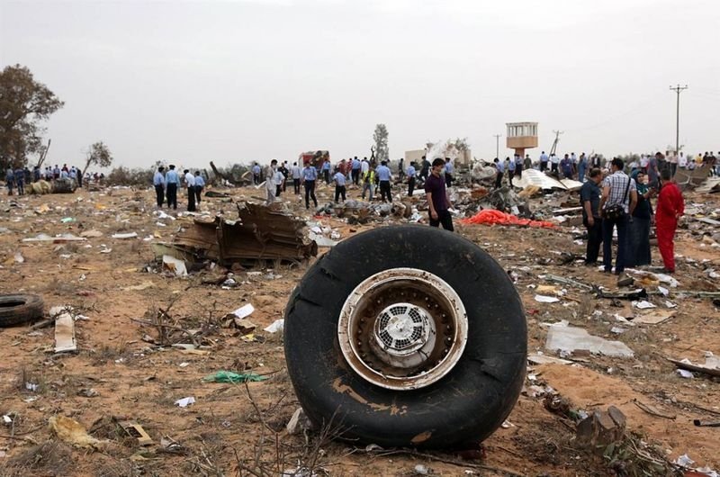 Plane crash in Tripoli, Libya