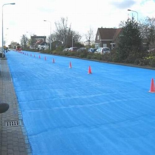 The Blue Road in Netherlands, by Henk Hofstra