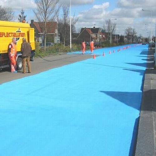 The Blue Road in Netherlands, by Henk Hofstra