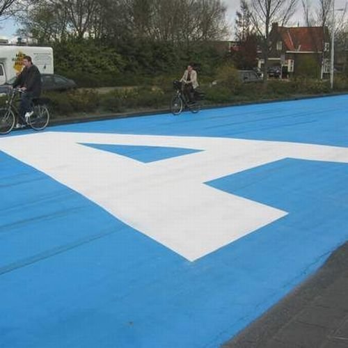 The Blue Road in Netherlands, by Henk Hofstra