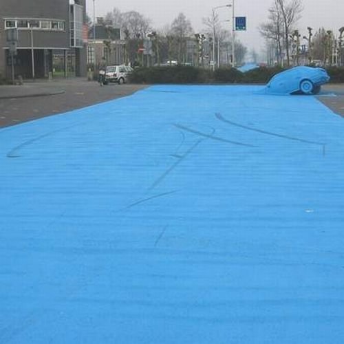 The Blue Road in Netherlands, by Henk Hofstra