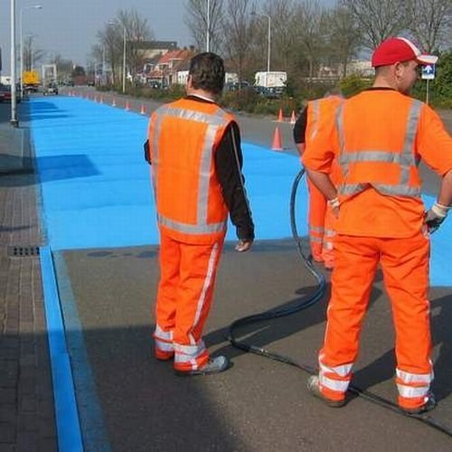 The Blue Road in Netherlands, by Henk Hofstra