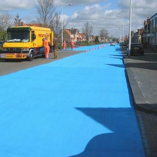 The Blue Road in Netherlands, by Henk Hofstra