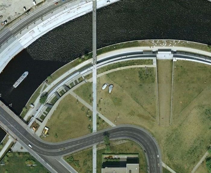 Interesting places on Google Earth