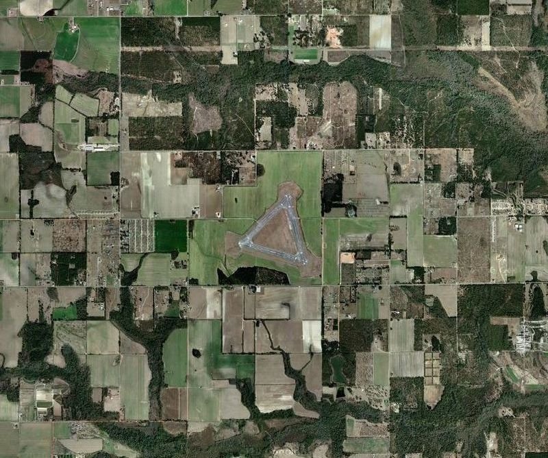Interesting places on Google Earth