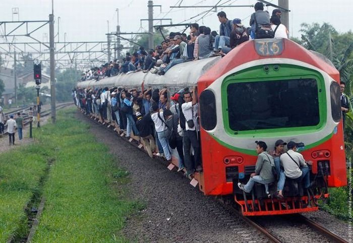 Railways capacity problems, Jakarta, Indonesia