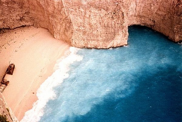 Shipwreck Cove, Navagio Beach on Zakynthos Island, Greece