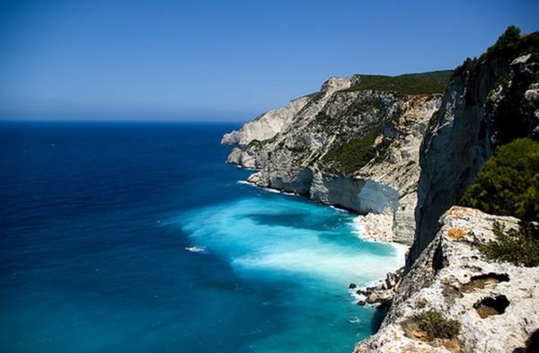 Shipwreck Cove, Navagio Beach on Zakynthos Island, Greece