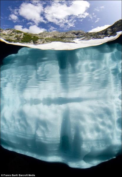 Lake Sassolo, Alps by Franco Banfi